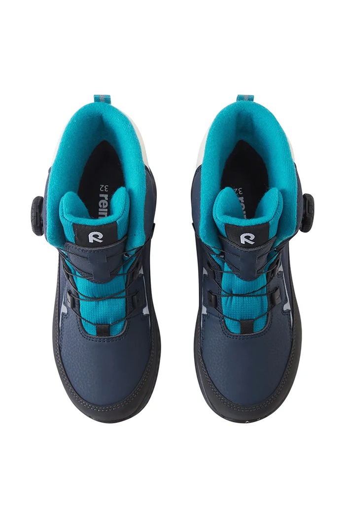 Buty zimowe dziecięce Hallava Quicklock Reima granatowy 5400164A.9BY2