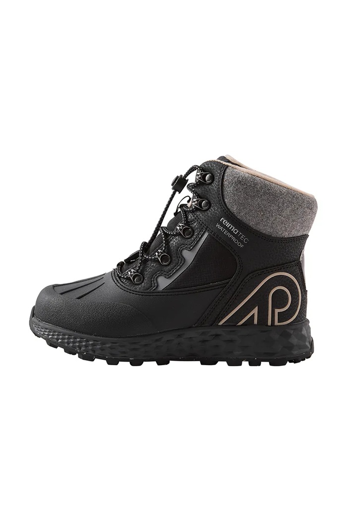 Chłopiec Reima Buty zimowe dziecięce Hallava Lace 5400185A.9BY2 czarny
