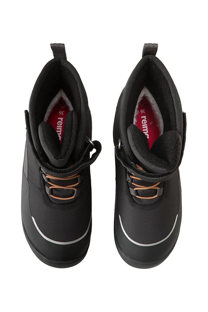 Buty zimowe dziecięce Talvella Junior Reima czarny 5400151B.9BY2