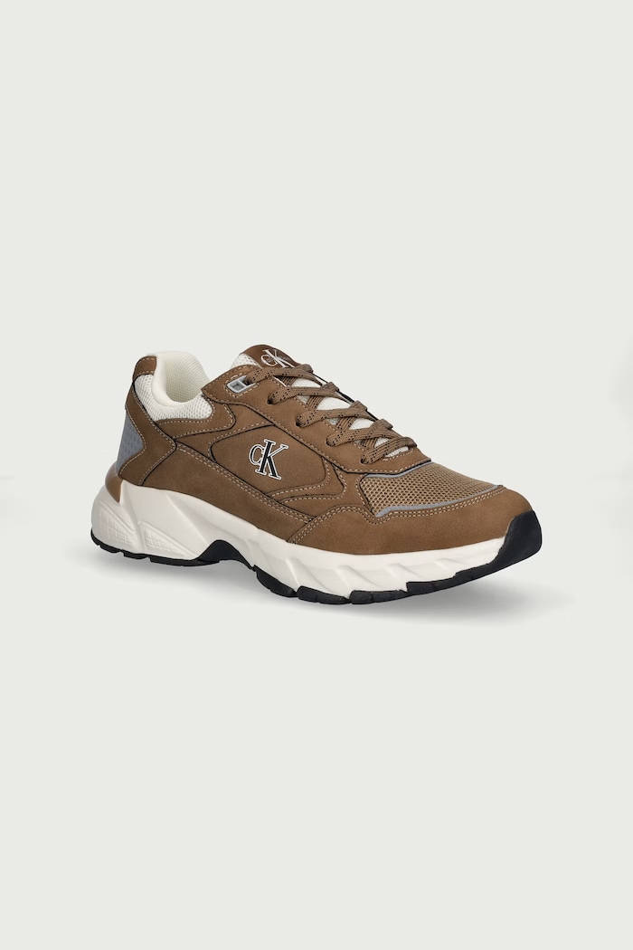 Calvin Klein Sneakersy dziecięce brązowy V3X9.83485