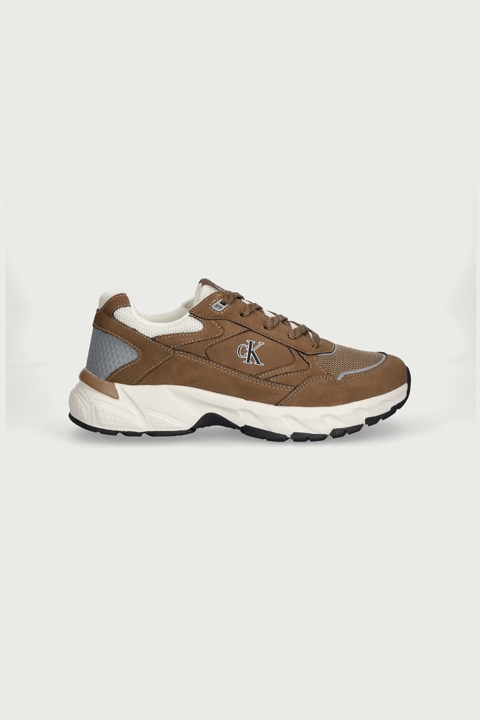 Calvin Klein Sneakersy dziecięce V3X9.83485 brązowy AW26