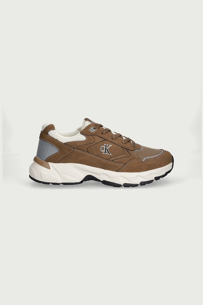 Calvin Klein Sneakersy dziecięce V3X9.83485 brązowy AW26