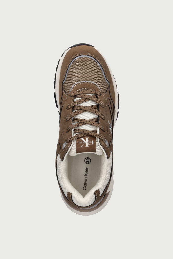 Sneakersy dziecięce Calvin Klein V3X9.83485 brązowy