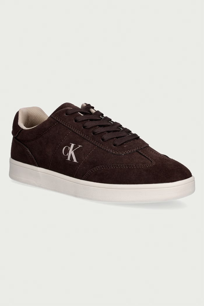 Calvin Klein sneakersy dziecięce brązowy V3X9.83454