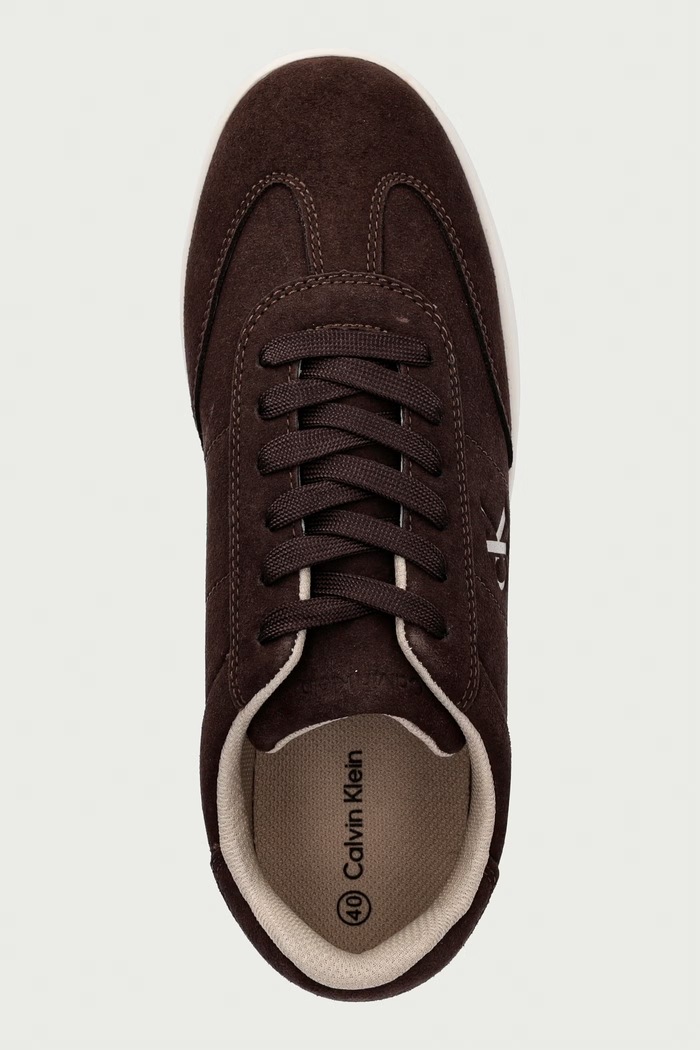 Calvin Klein sneakersy dziecięce brązowy V3X9.83454