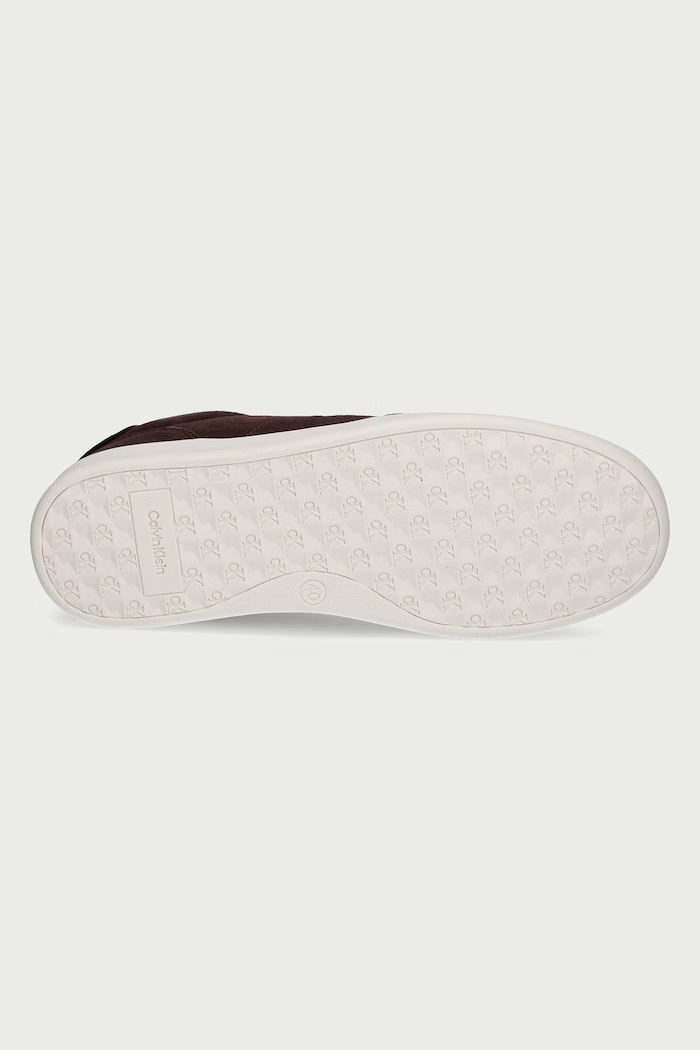 Calvin Klein sneakersy dziecięce V3X9.83454 brązowy