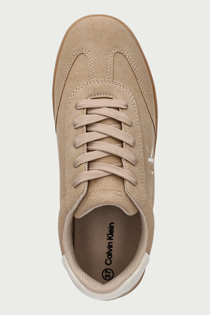 Calvin Klein sneakersy dziecięce brązowy V3X9.83453