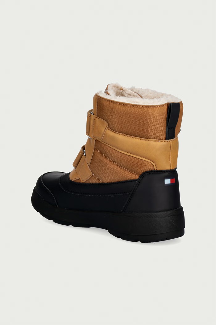 Chłopiec Tommy Hilfiger Buty zimowe dziecięce T1XD.35302.30.34 brązowy