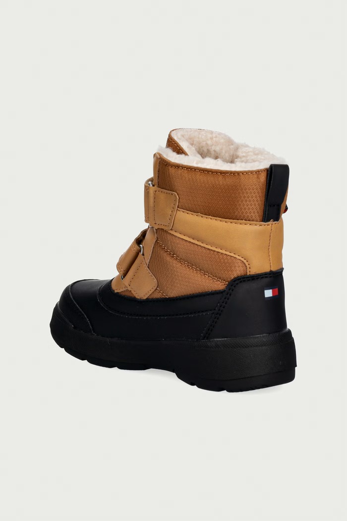 Chłopiec Tommy Hilfiger Buty zimowe dziecięce T1XD.35302.22.29 brązowy