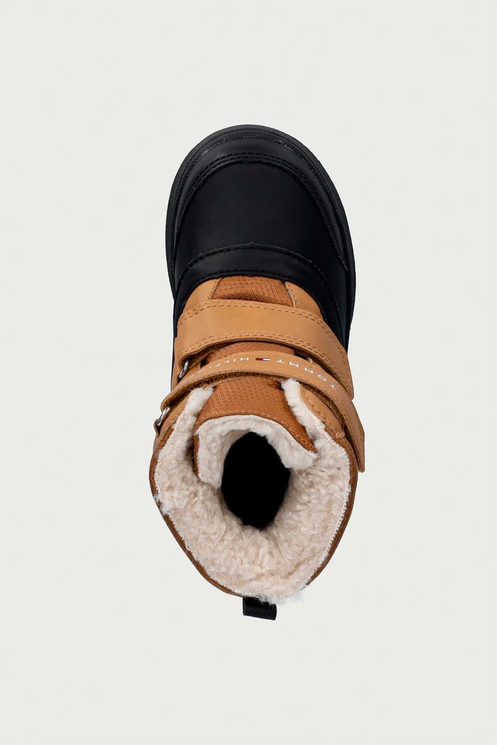 Buty zimowe dziecięce Tommy Hilfiger T1XD.35302.22.29 brązowy