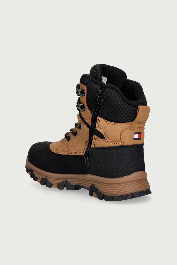 Chłopiec Tommy Hilfiger Trapery dziecięce T3XD.35306.30.34 brązowy