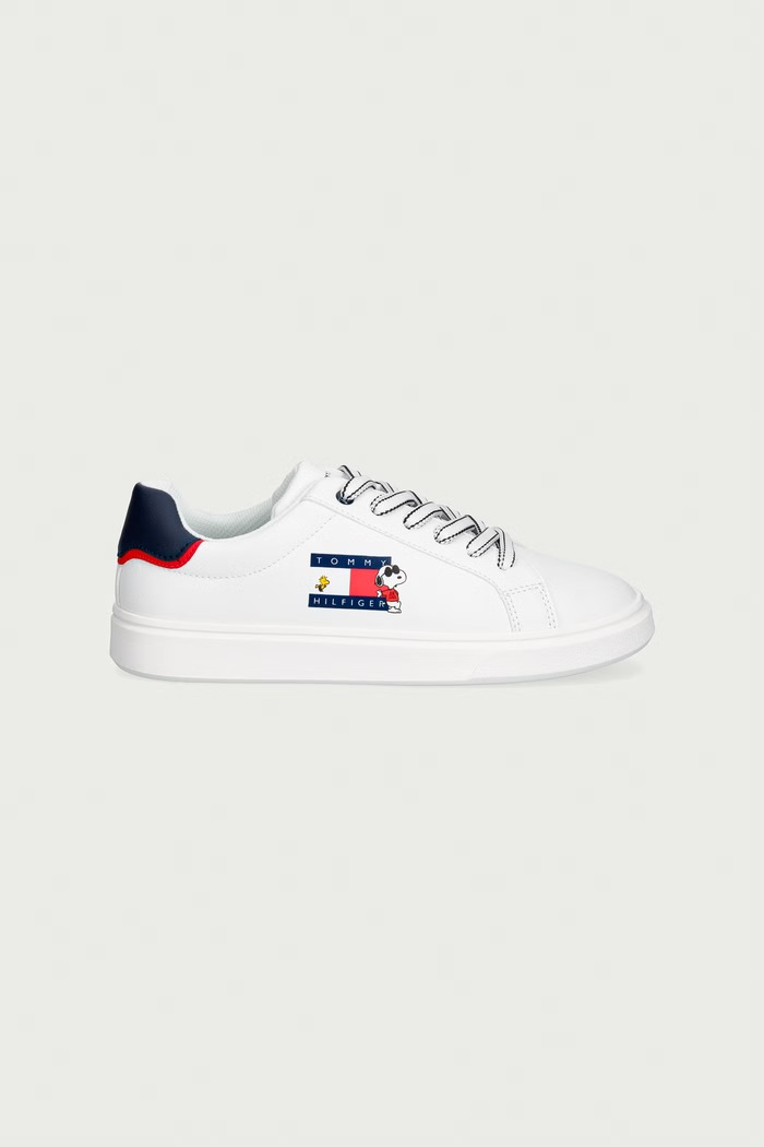 Tommy Hilfiger Sneakersy dziecięce T3X9.35324.35.41 biały AW26