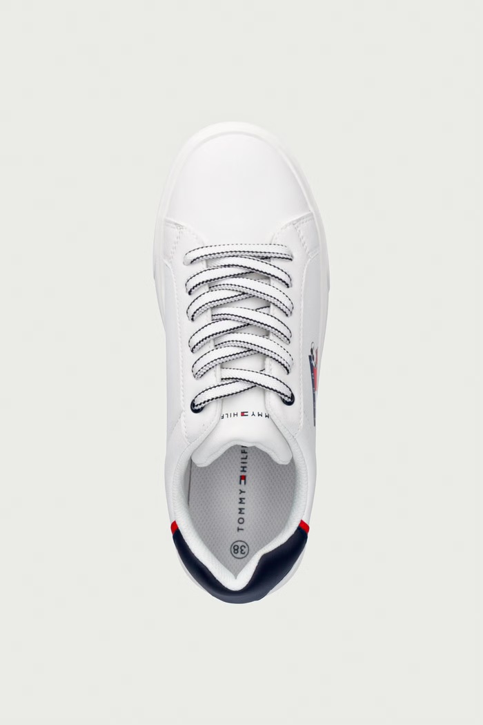 Sneakersy dziecięce Tommy Hilfiger T3X9.35324.35.41 biały