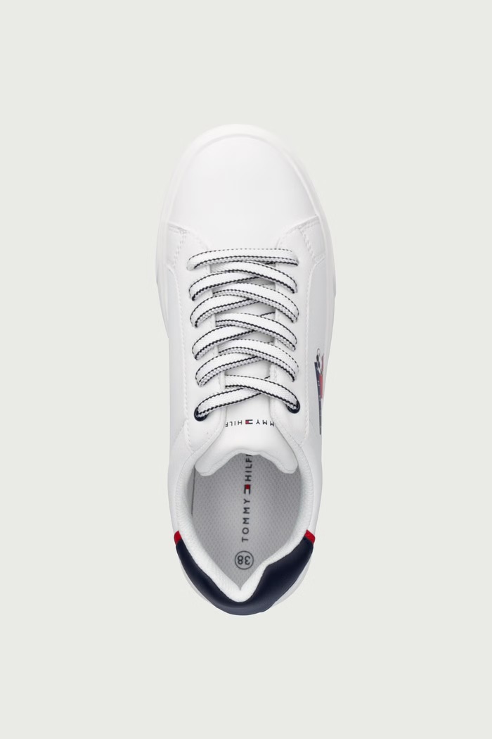 Маратонки за деца Tommy Hilfiger T3X9.35324.35.41 бял