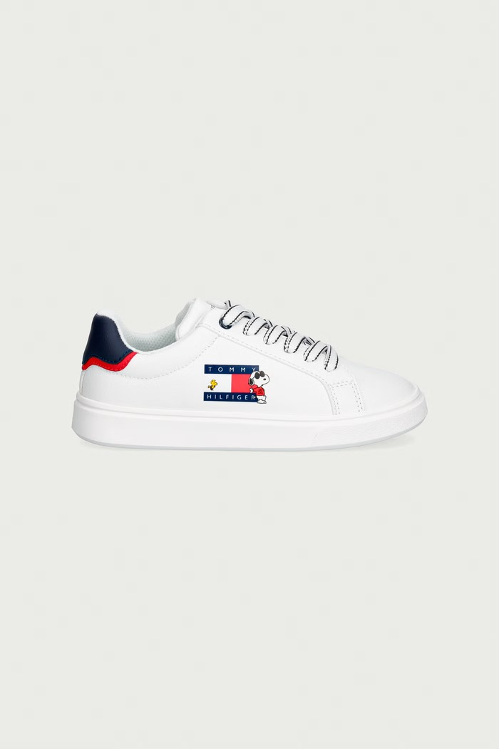 Tommy Hilfiger Sneakersy dziecięce T3X9.35324.30.34 biały AW26