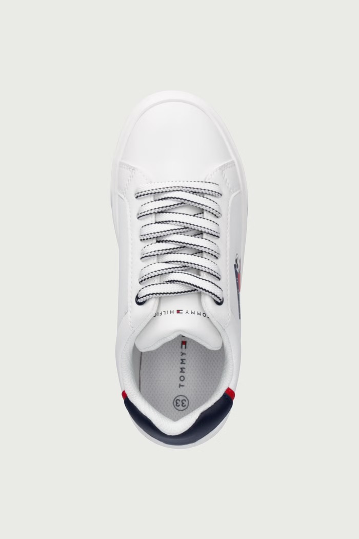 Sneakers pentru copii Tommy Hilfiger T3X9.35324.30.34 alb