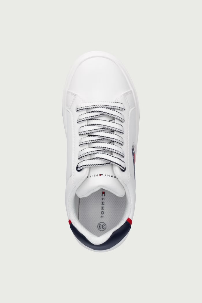 Sneakers per bambini Tommy Hilfiger T3X9.35324.30.34 bianco