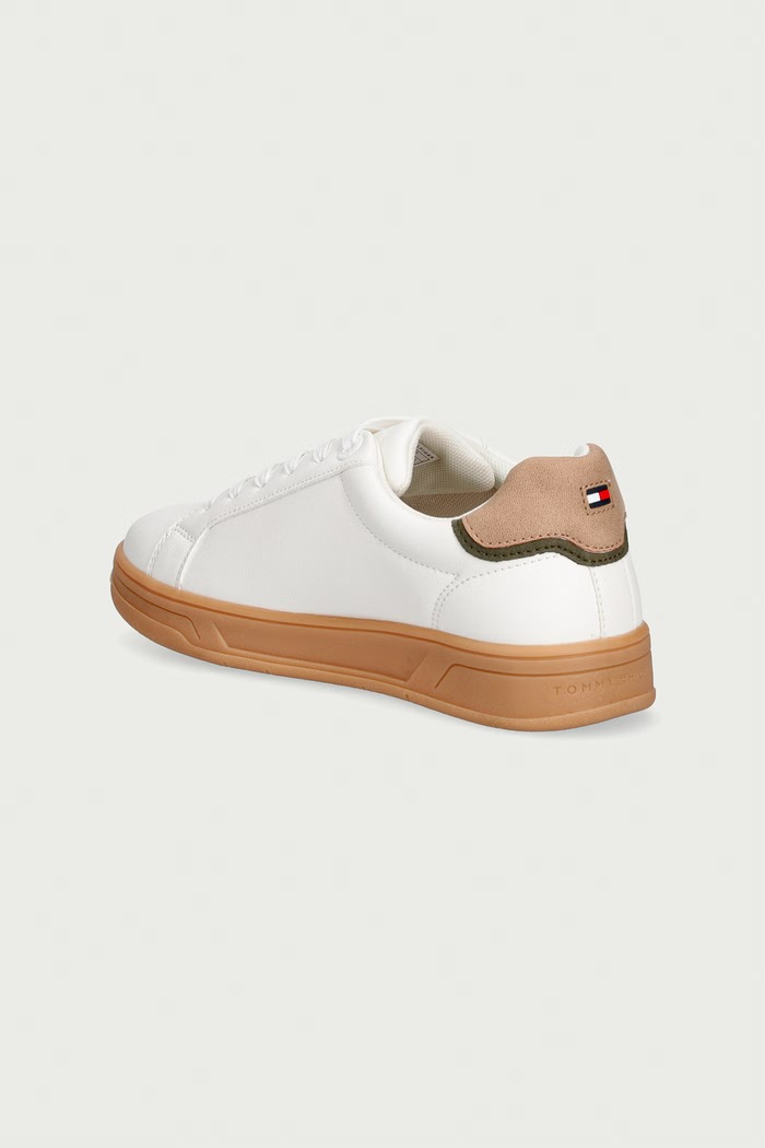 Chłopiec Tommy Hilfiger Sneakersy dziecięce T3X9.35242 biały