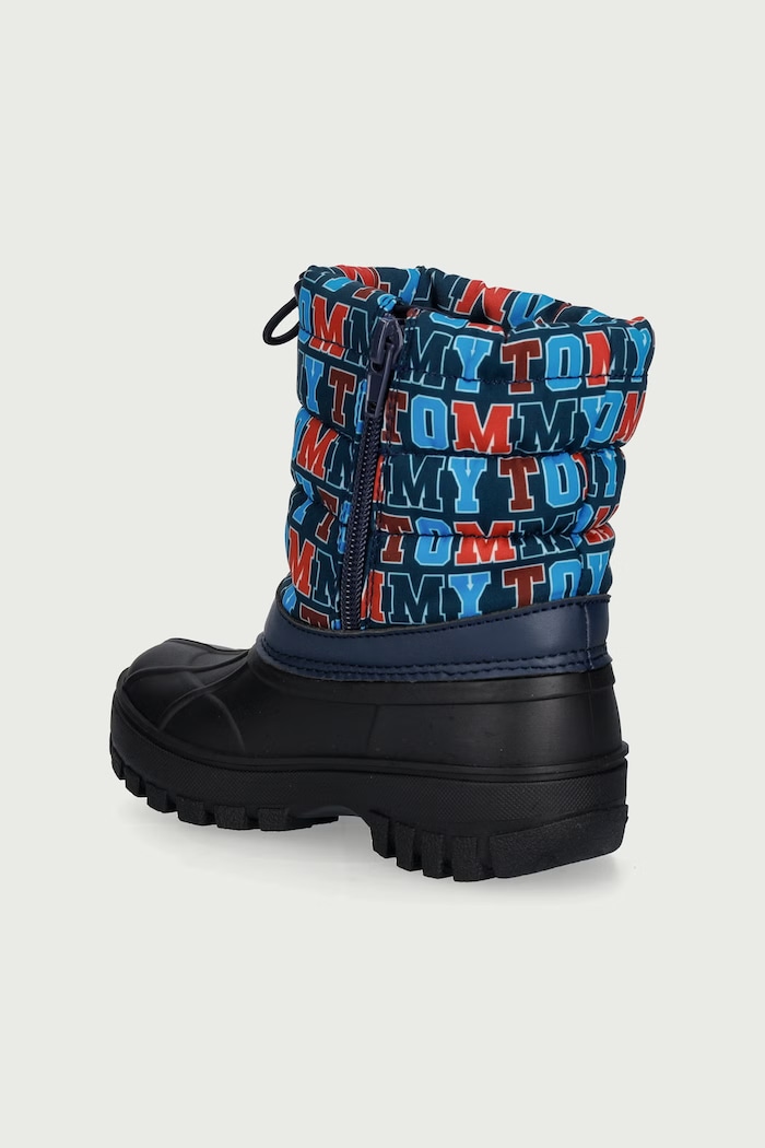 Chłopiec Tommy Hilfiger Buty zimowe dziecięce T1XD.35304 niebieski
