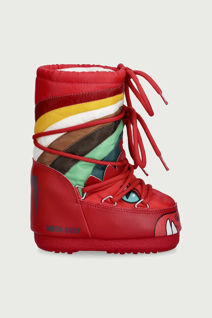 Moon Boot Snehule detské MB ICON DINO 80D3400320 červená AW26