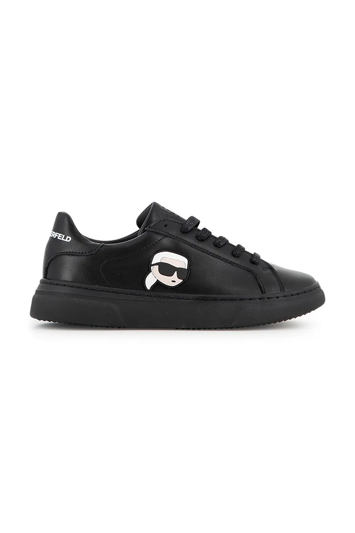 Karl Lagerfeld маратонки за деца от кожа Z31407.32.35 черен AW26