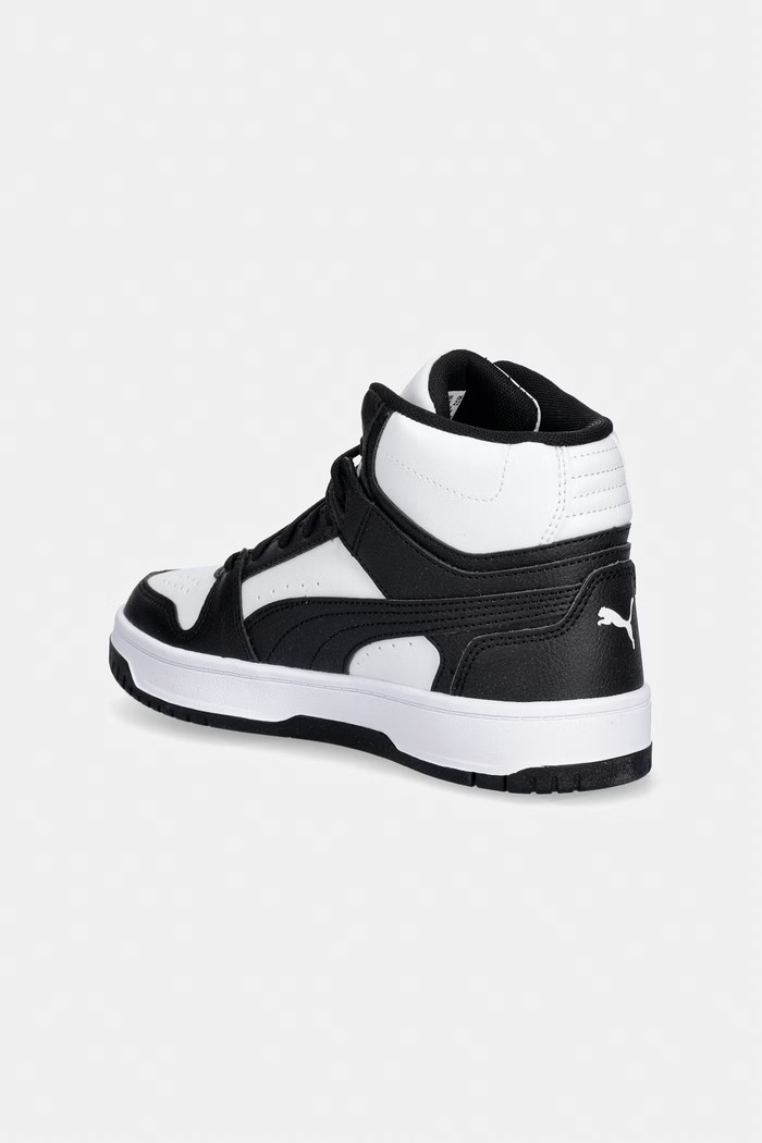 Chłopiec Puma Rebound Slam Mid Mid sneakersy dziecięce 408800.9BY2 czarny