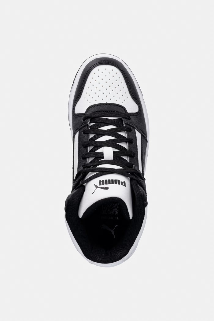 Puma Rebound Slam Mid Mid sneakersy dziecięce czarny 408800.9BY2