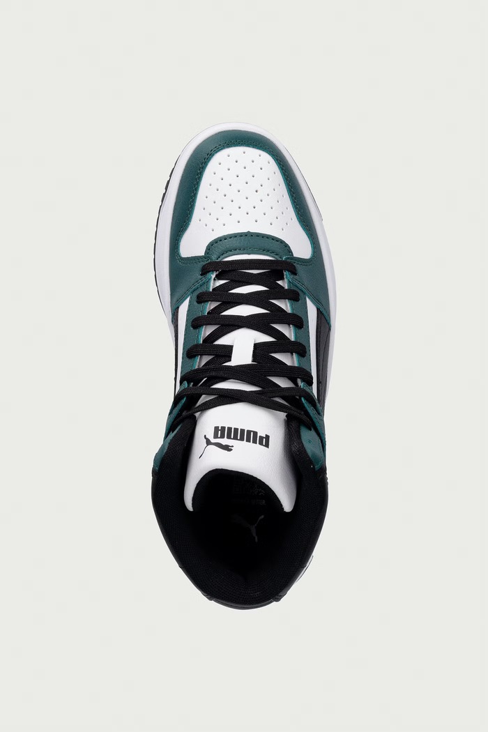 Puma Rebound Slam Mid Mid sneakersy dziecięce zielony 408800