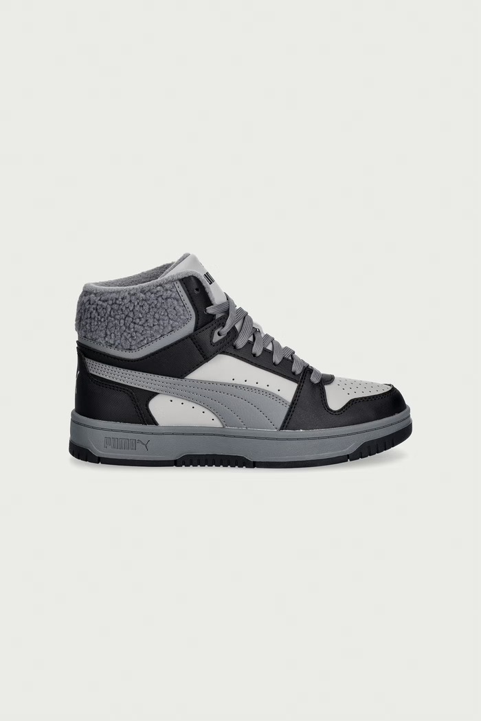 Puma Rebound Slam Mid Cozy Jr sneakersy dziecięce 407728 czarny AW26