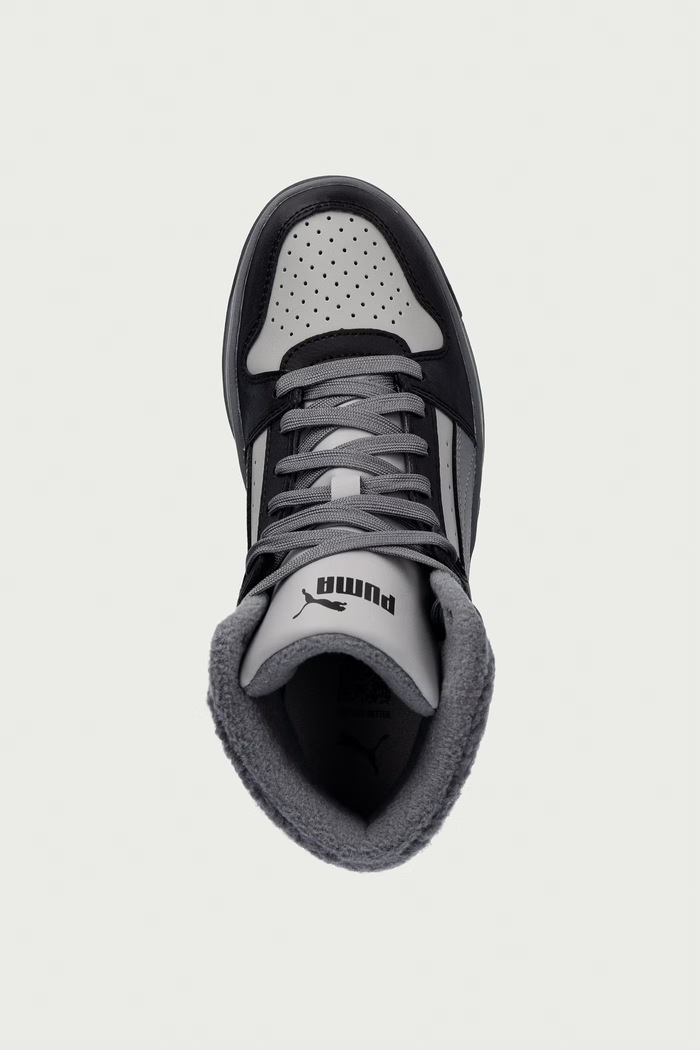 Puma Rebound Slam Mid Cozy Jr sneakersy dziecięce czarny 407728