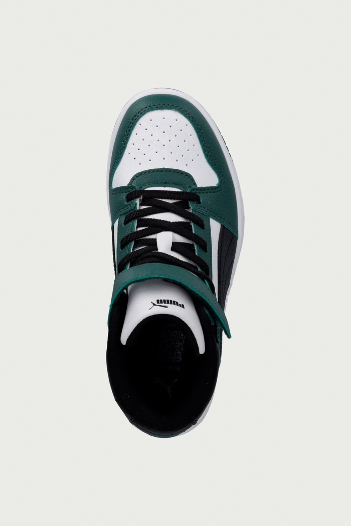 Puma Rebound Slam Mid AC+ PS sneakersy dziecięce zielony 408801