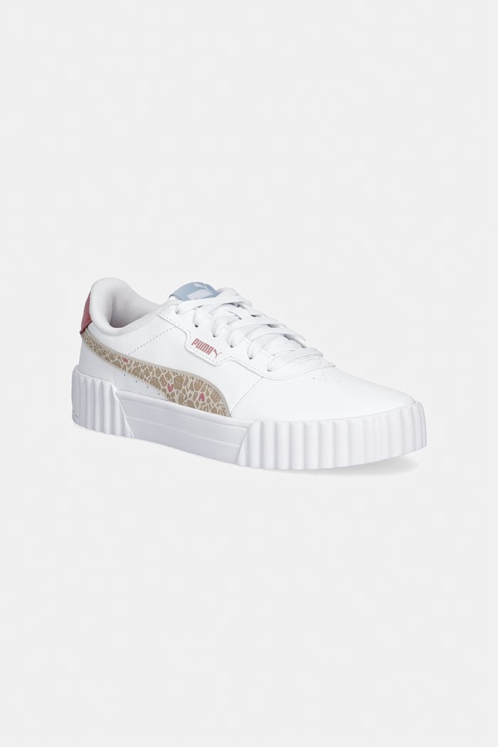 Puma Carina 3.0 Winter Safari Jr sneakersy dziecięce biały 408378