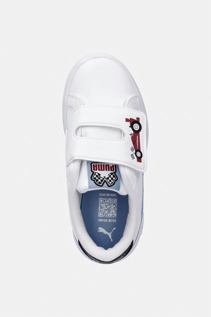 Puma Smash 3.0 Racing Crew V PS sneakersy dziecięce biały 408385