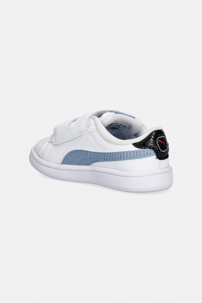Chłopiec Puma Smash 3.0 Racing Crew V Inf sneakersy dziecięce 408386 biały