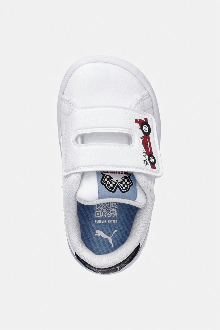 Puma Smash 3.0 Racing Crew V Inf sneakersy dziecięce biały 408386