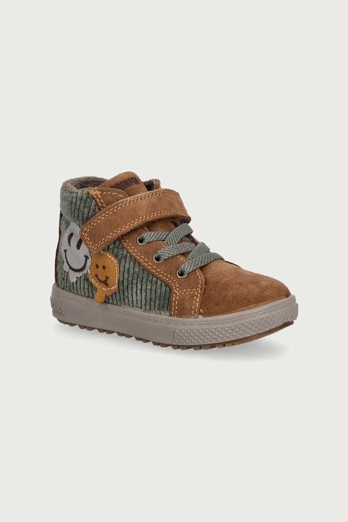 Primigi Sneakersy dziecięce zamszowe brązowy 2353200.19.24