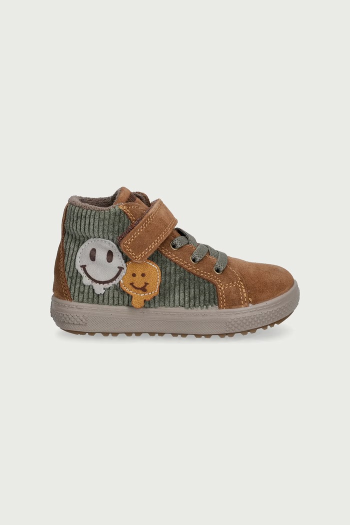 Primigi Sneakersy dziecięce zamszowe 2353200.19.24 brązowy AW26