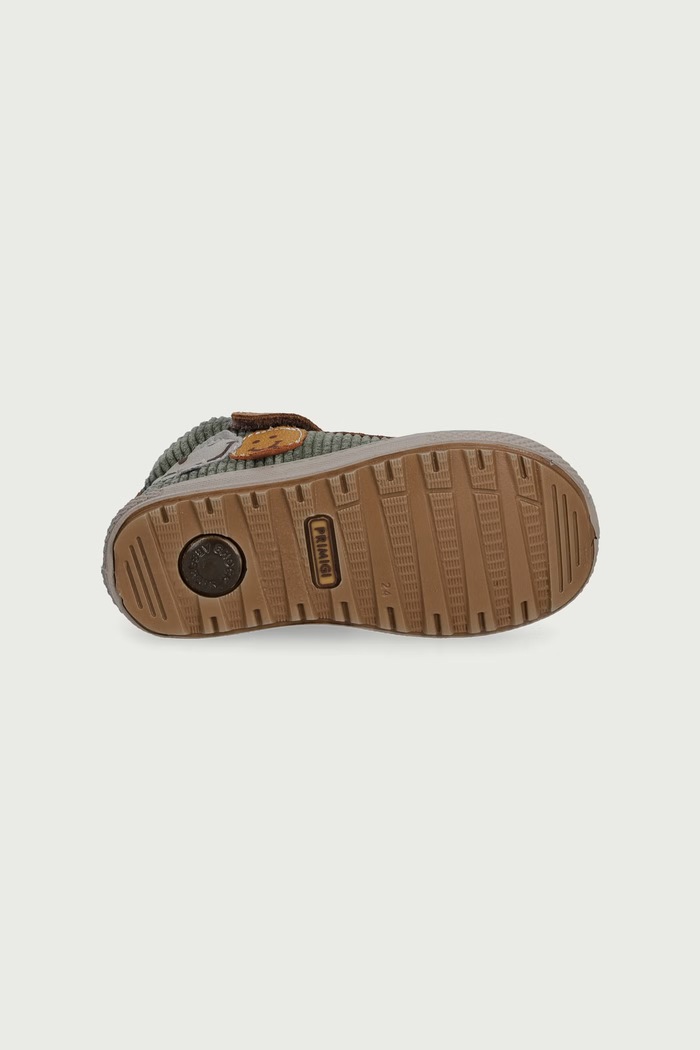 Sneakersy dziecięce zamszowe Primigi brązowy 2353200.19.24
