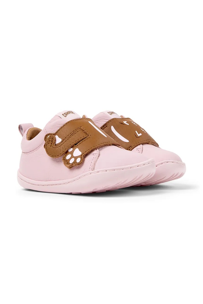 Camper cipele za bebe od kože Peu Cami TWS FW K800714.TWS roza AW26