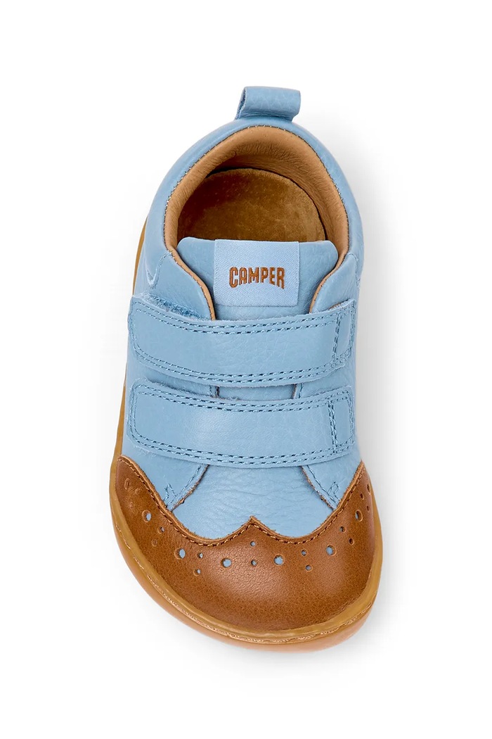 Poltopánky detské kožené Peu Cami FW Camper K800708 modrá
