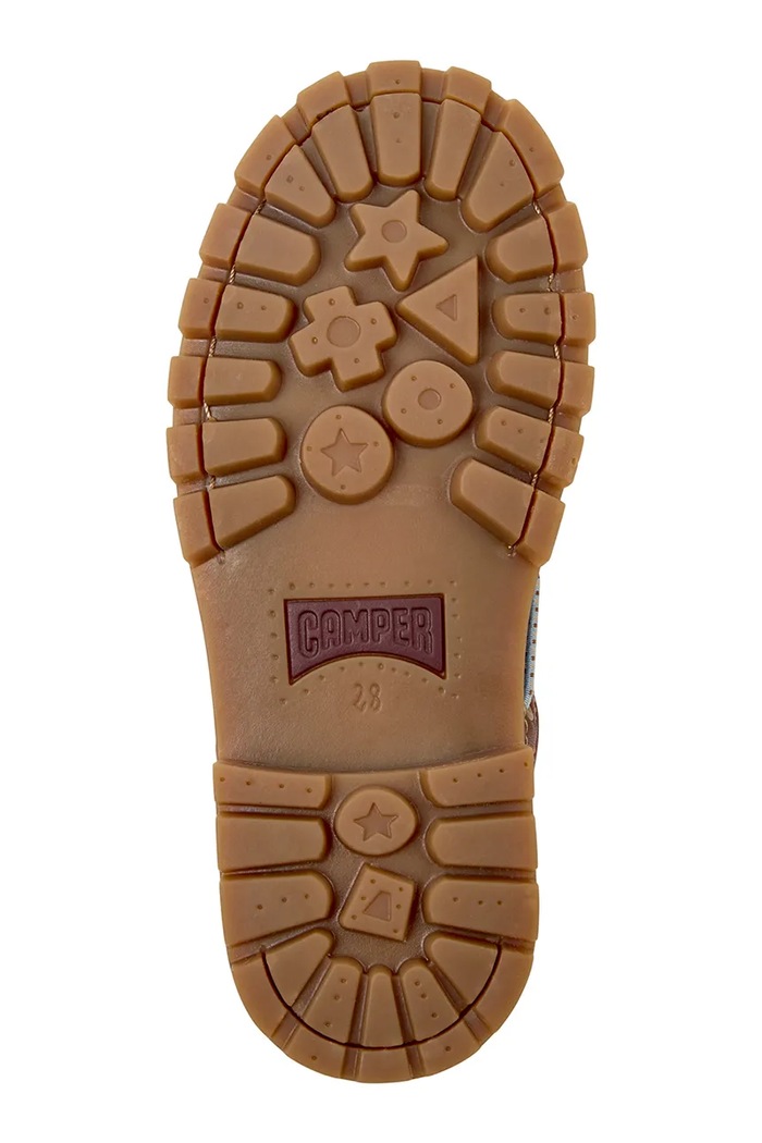 Camper mokasíny detské kožené Compas Kids TWS K800416.35.38.TWS hnedá