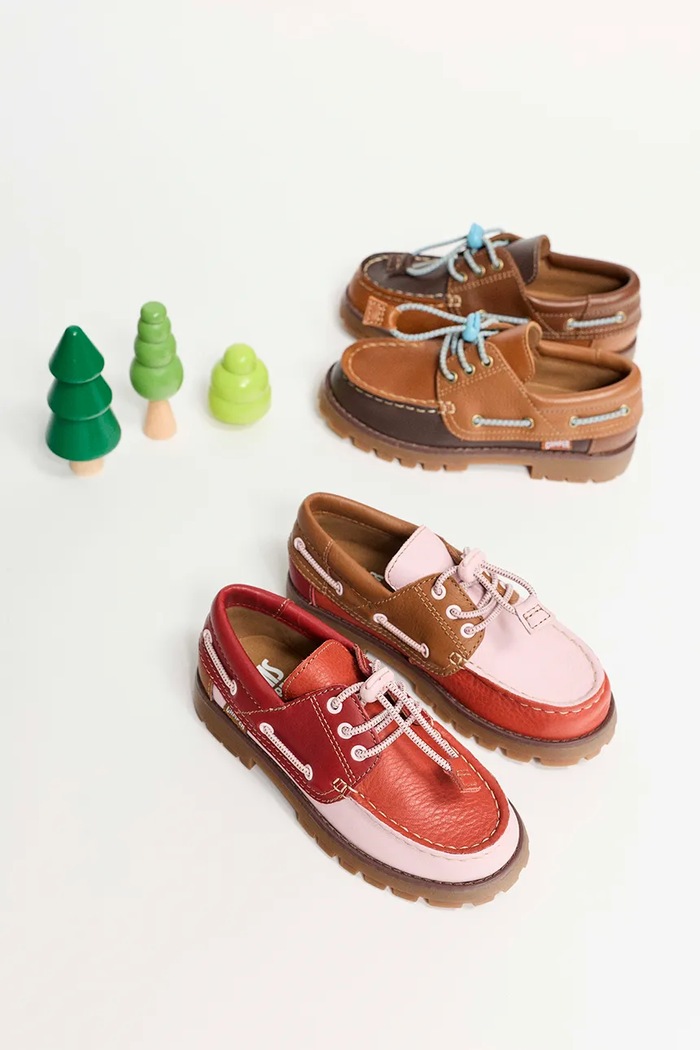Camper mokasíny detské kožené Compas Kids TWS K800416.25.34.TWS