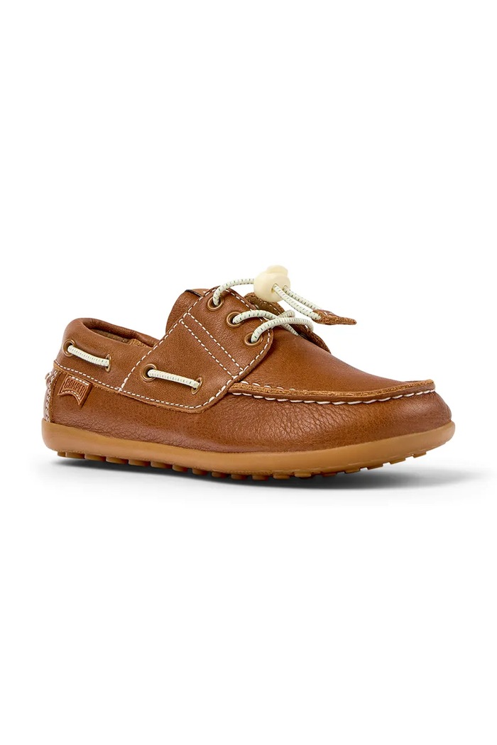 Camper mokasinke za djecu od kože Peu Cami Kids K800689.28.34 smeđa AW26