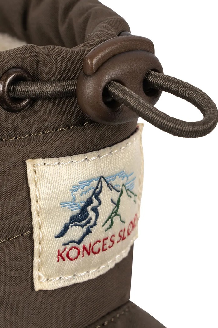 Chłopiec Konges Sløjd Śniegowce dziecięce STORMA BOOT KS105771.9BY2 brązowy