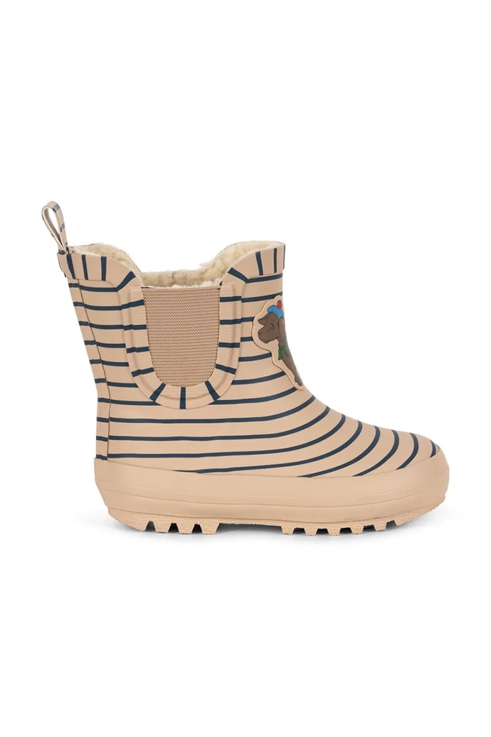 Konges Sløjd gumijasti škornji otroški ROI PRINTED RAIN BOOT KS105766.9BY2 bež AW26
