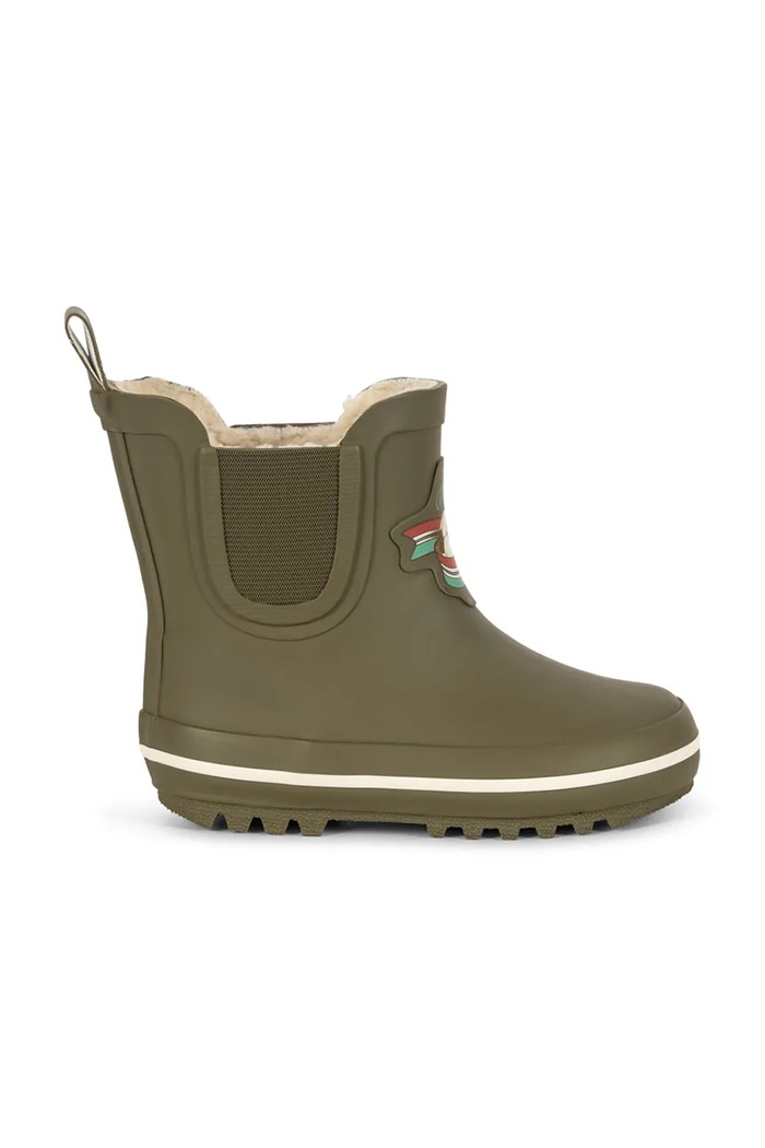 Konges Sløjd Kalosze dziecięce ROI PRINTED RAIN BOOT KS105766.9BY2 zielony AW26