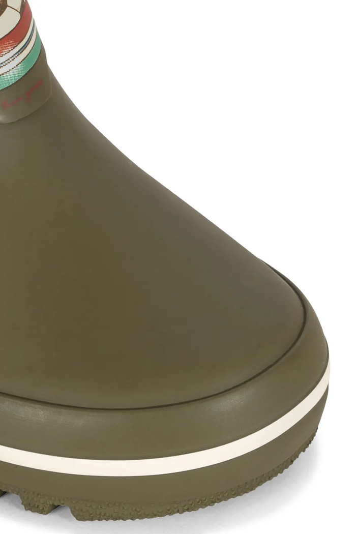 Chłopiec Konges Sløjd Kalosze dziecięce ROI PRINTED RAIN BOOT KS105766.9BY2 zielony