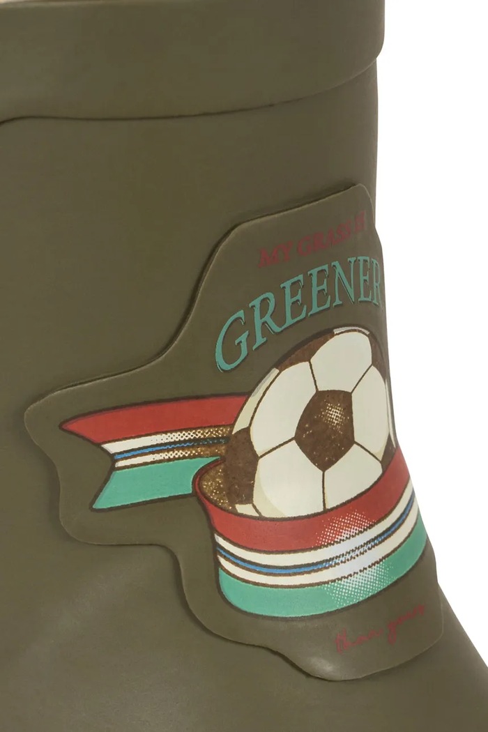 Kalosze dziecięce ROI PRINTED RAIN BOOT Konges Sløjd KS105766.9BY2 zielony