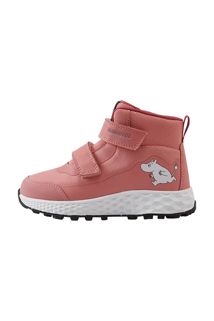 Chłopiec Reima buty trekkingowe dziecięce Hiivin Moomin 5400145M.9BY2 różowy