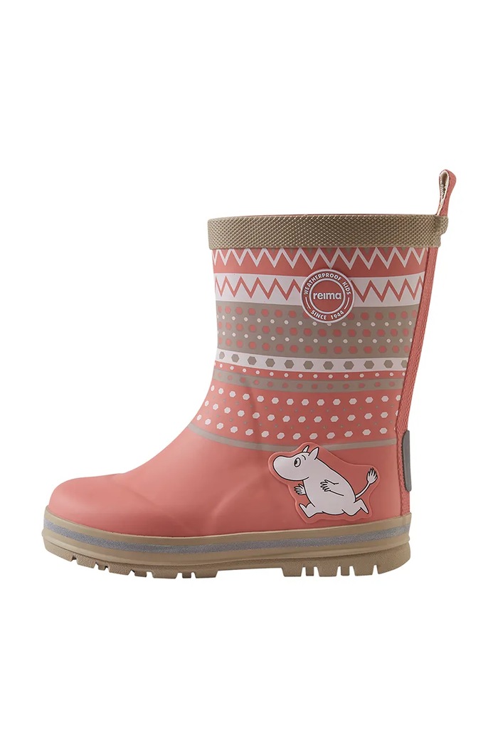 Chłopiec Reima kalosze dziecięce Moomin Magisk 5400001B.9BY2 różowy